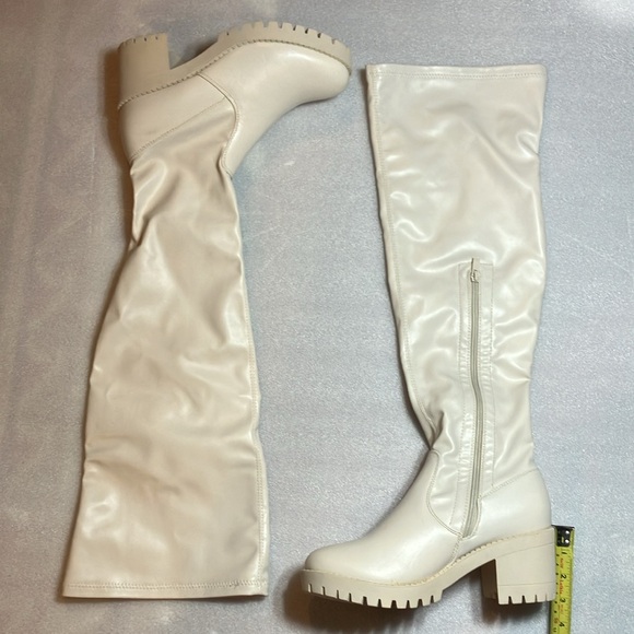 Over the knee otk boots. Size 11. New. - Picture 2 of 6